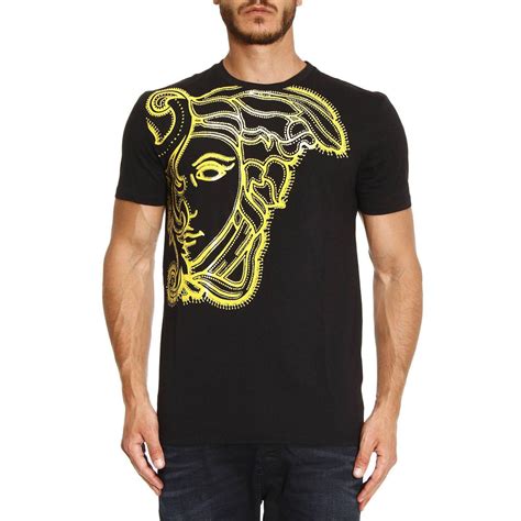 versace men's long sleeve t shirt|Versace t shirts men's sale.